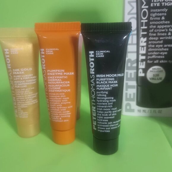 Peter Thomas Roth LOT Firm Eye, Vital-E Cream, and 5 Mini Face Hydrating Masks - Picture 7 of 9
